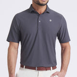 PUMA Golf Shirt - RC Mattr Jacquard Polo - Dusky Grey AW25
