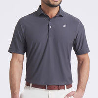 PUMA Golf Shirt - RC Mattr Jacquard Polo - Dusky Grey AW25