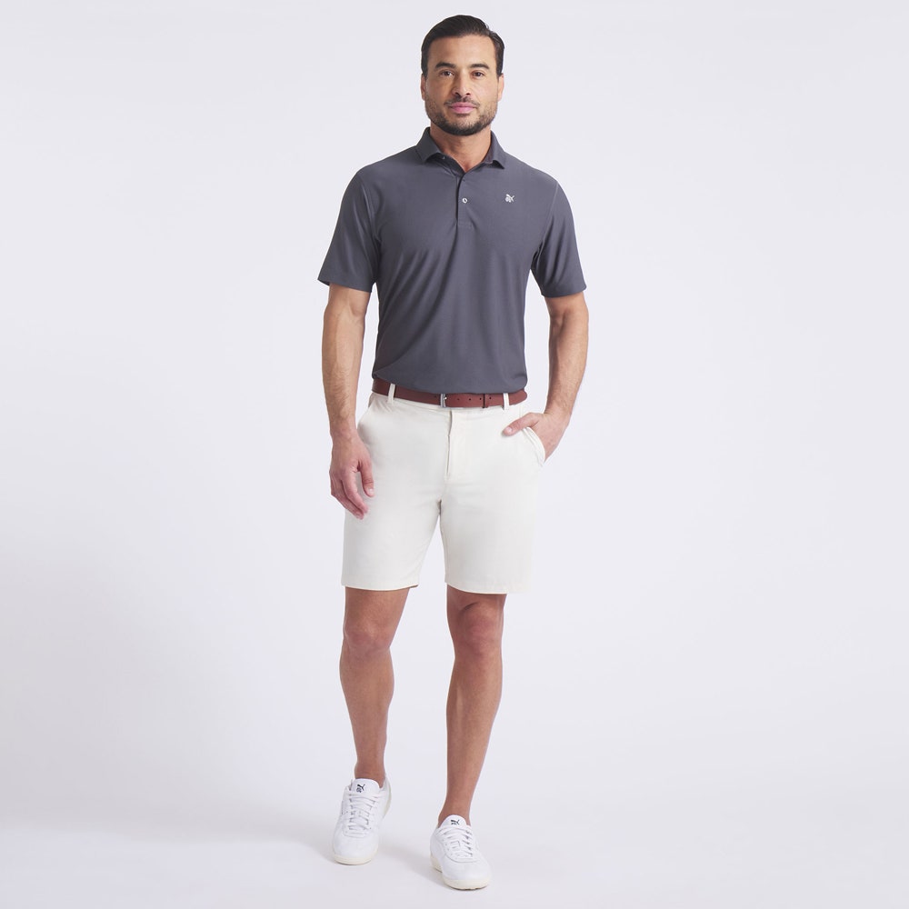 PUMA Golf Shirt - RC Mattr Jacquard Polo - Dusky Grey AW25
