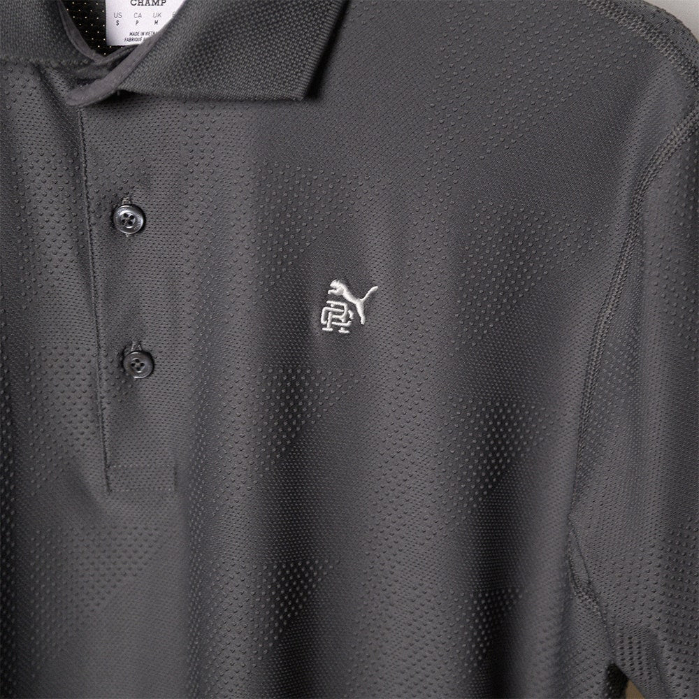 PUMA Golf Shirt - RC Mattr Jacquard Polo - Dusky Grey AW25