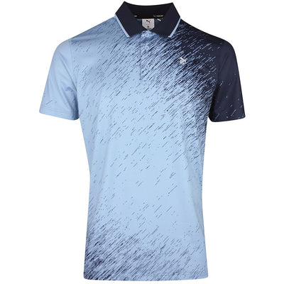 PUMA Golf Shirt - RC Mattr Printed Polo - Deep Navy SS26