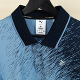 PUMA Golf Shirt - RC Mattr Printed Polo - Deep Navy SS26