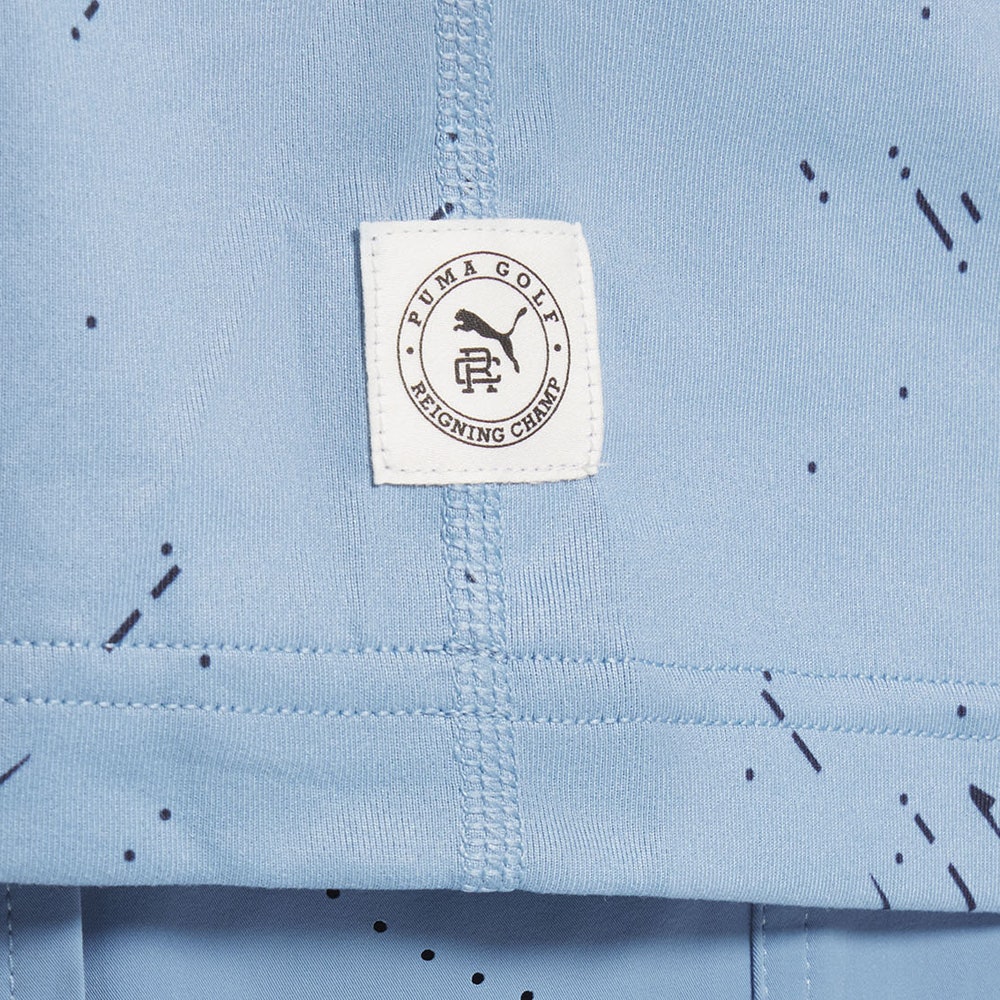 PUMA Golf Shirt - RC Mattr Printed Polo - Deep Navy SS26