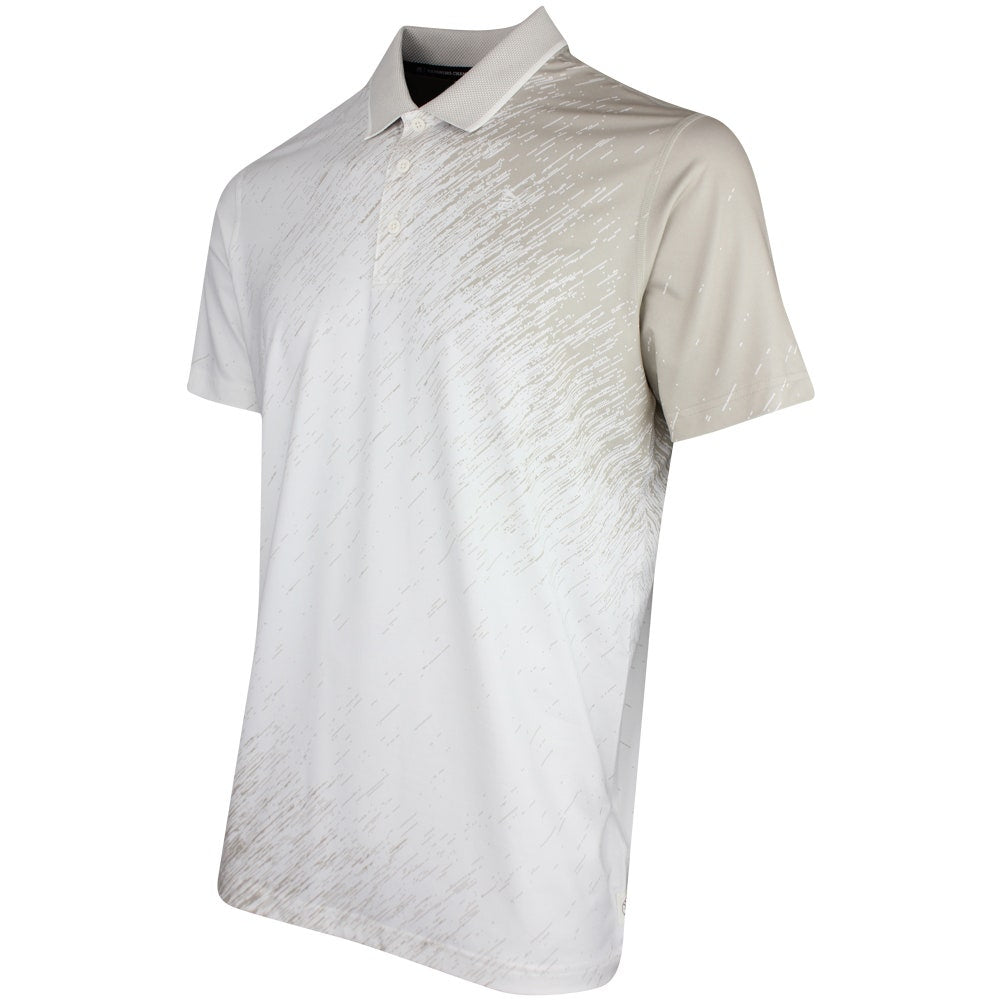 PUMA Golf Shirt - RC Mattr Printed Polo - Desert Dust SS26
