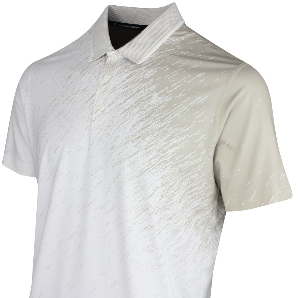 PUMA Golf Shirt - RC Mattr Printed Polo - Desert Dust SS26