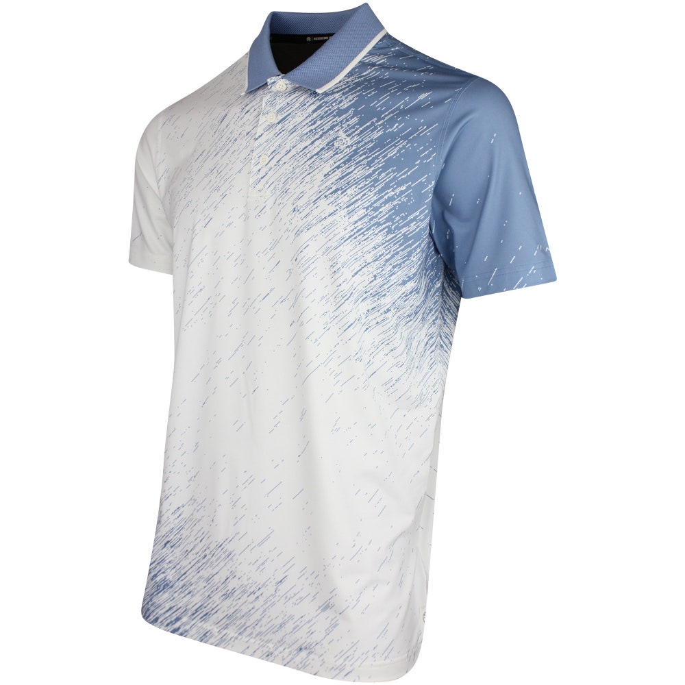 PUMA Golf Shirt - RC Mattr Printed Polo - Zen Blue SS26