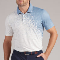 PUMA Golf Shirt - RC Mattr Printed Polo - Zen Blue SS26