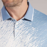PUMA Golf Shirt - RC Mattr Printed Polo - Zen Blue SS26
