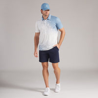 PUMA Golf Shirt - RC Mattr Printed Polo - Zen Blue SS26