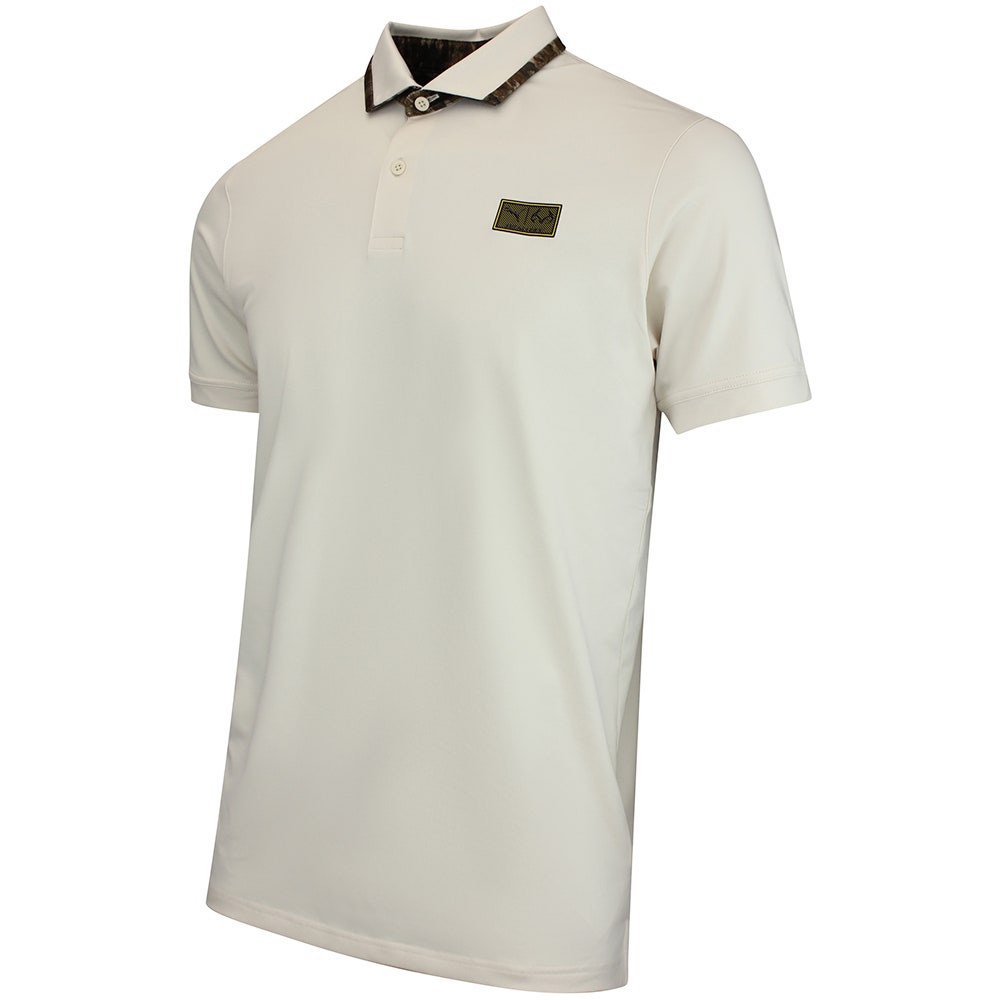 PUMA Golf Shirt - REALTREE Solid Polo - Alpine Snow AW26
