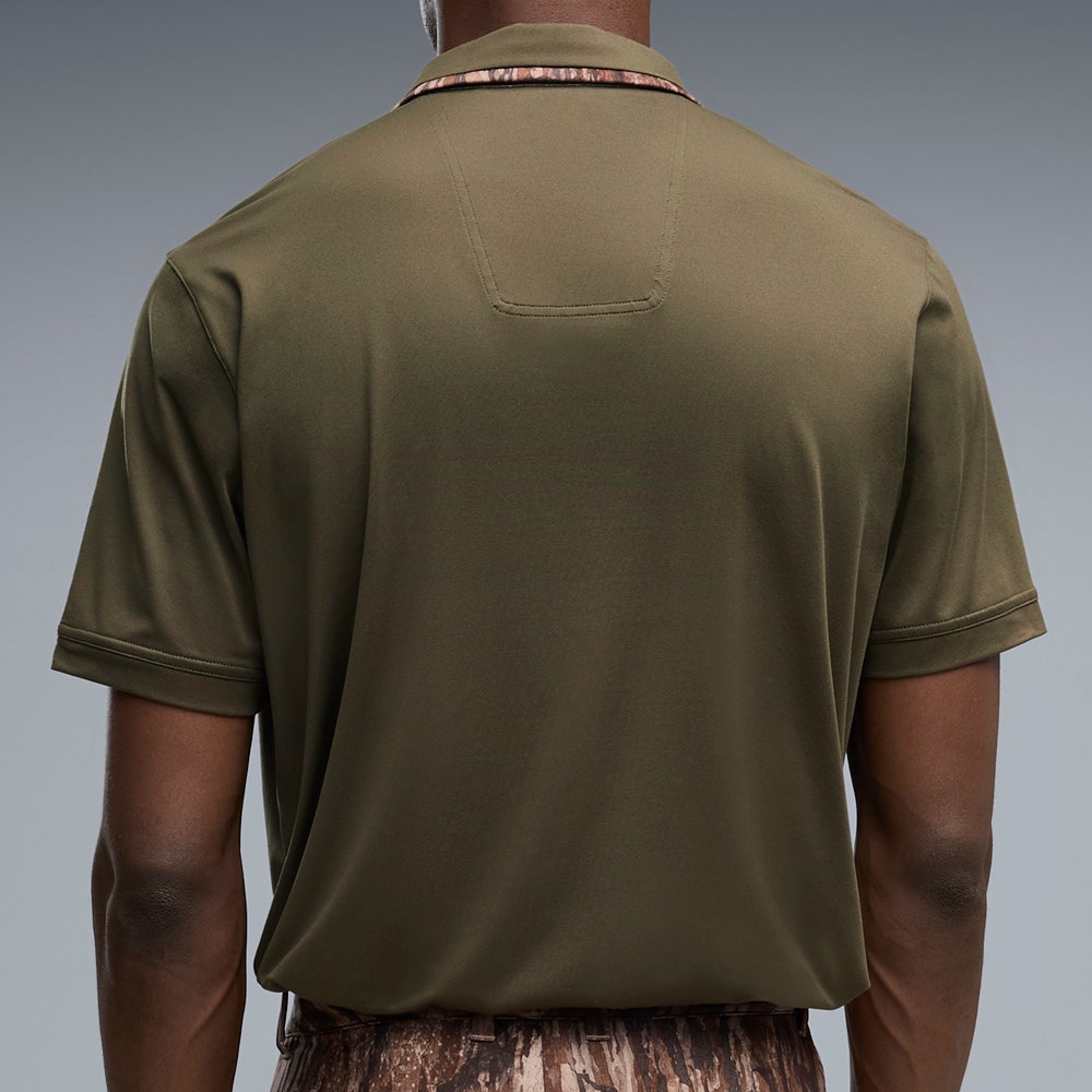 PUMA Golf Shirt - REALTREE Solid Polo - Dusty Olive AW26