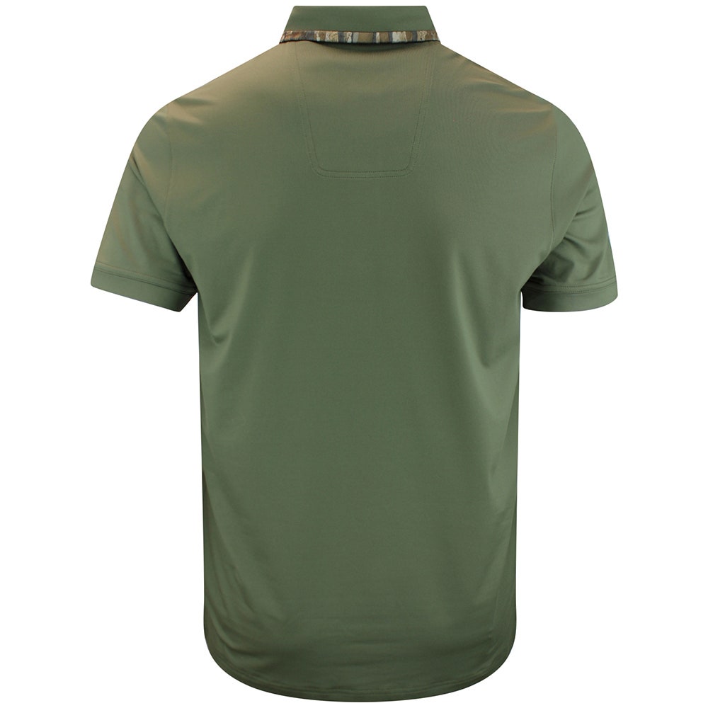 PUMA Golf Shirt - REALTREE Solid Polo - Dusty Olive AW26