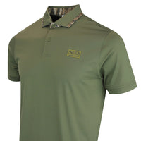 PUMA Golf Shirt - REALTREE Solid Polo - Dusty Olive AW26