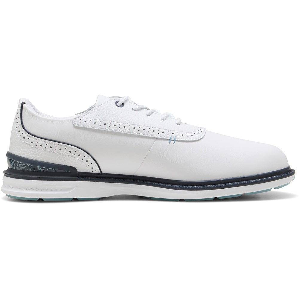 PUMA Golf Shoes - Avant 2.0 Spikeless - White - Deep Navy SS26