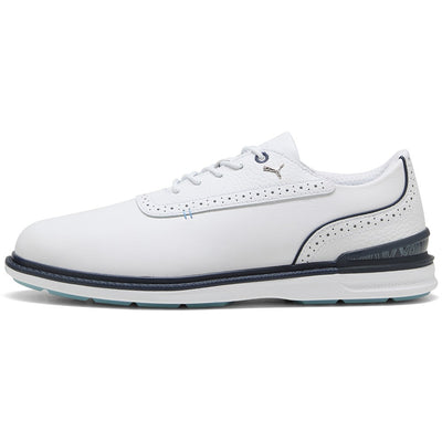 PUMA Golf Shoes - Avant 2.0 Spikeless - White - Deep Navy SS26