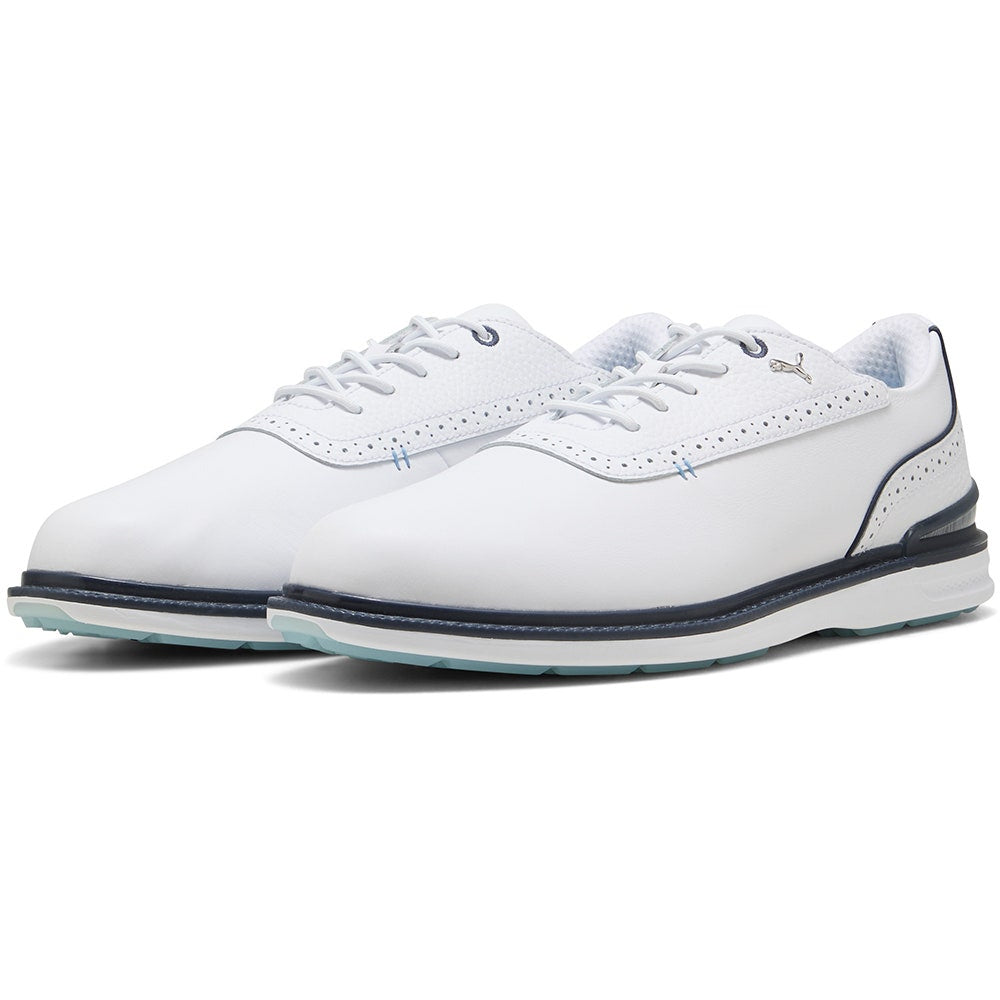 PUMA Golf Shoes - Avant 2.0 Spikeless - White - Deep Navy SS26