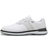 PUMA Golf Shoes - Avant Saddle - White - Ash Grey SS25