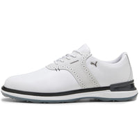 PUMA Golf Shoes - Avant Saddle - White - Ash Grey SS25