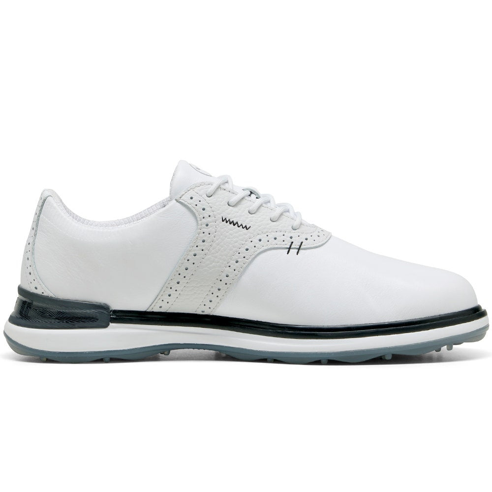 PUMA Golf Shoes - Avant Saddle - White - Ash Grey SS25