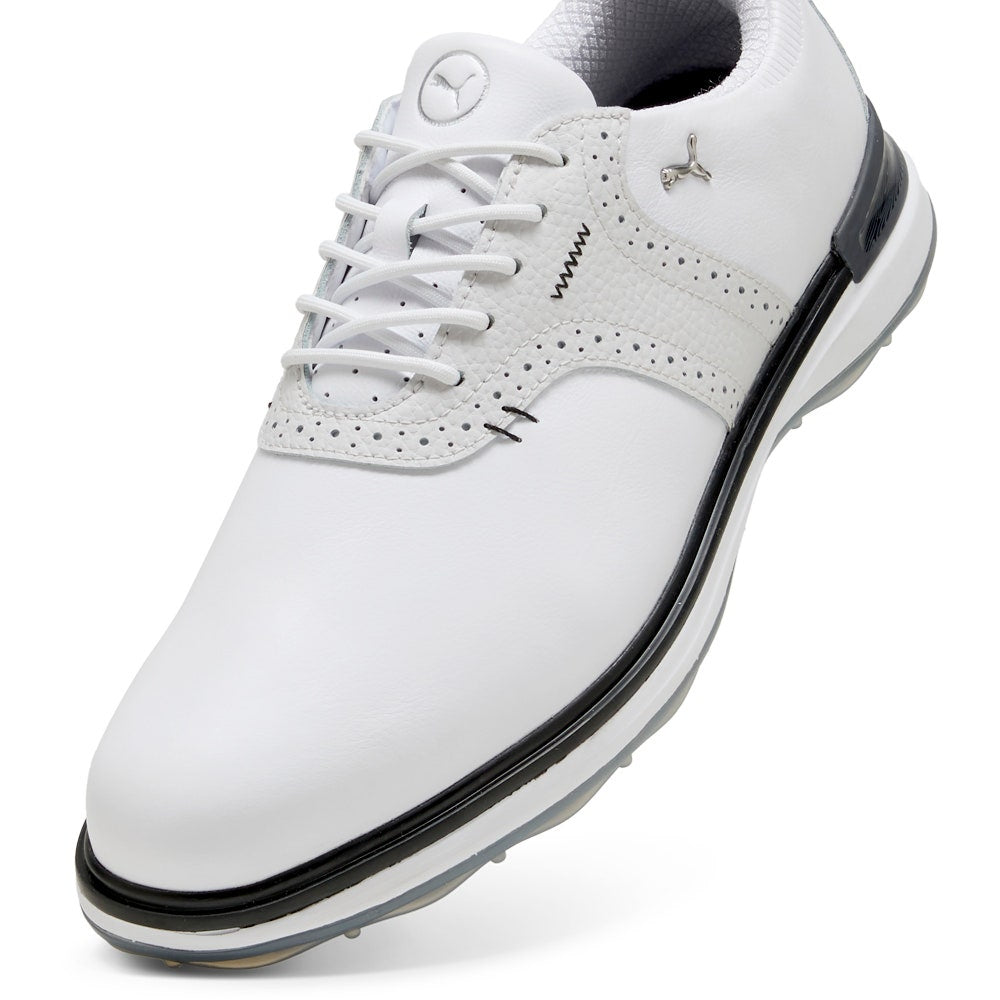 PUMA Golf Shoes - Avant Saddle - White - Ash Grey SS25