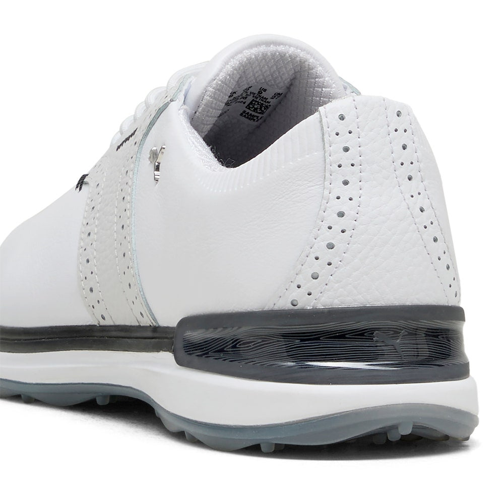 PUMA Golf Shoes - Avant Saddle - White - Ash Grey SS25