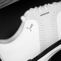 PUMA Golf Shoes - Avant Saddle - White - Ash Grey SS25