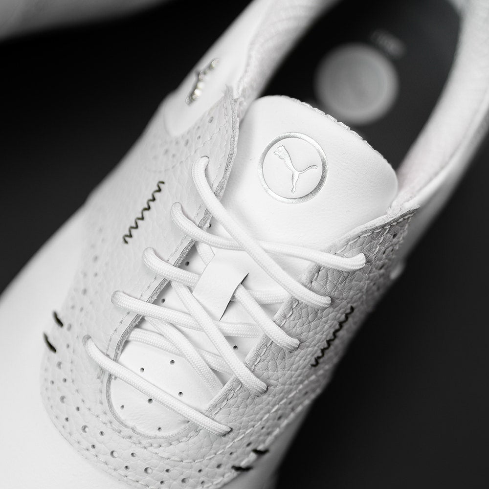 PUMA Golf Shoes - Avant Saddle - White - Ash Grey SS25