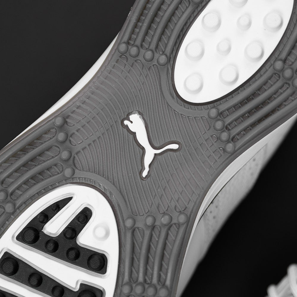 PUMA Golf Shoes - Avant Saddle - White - Ash Grey SS25