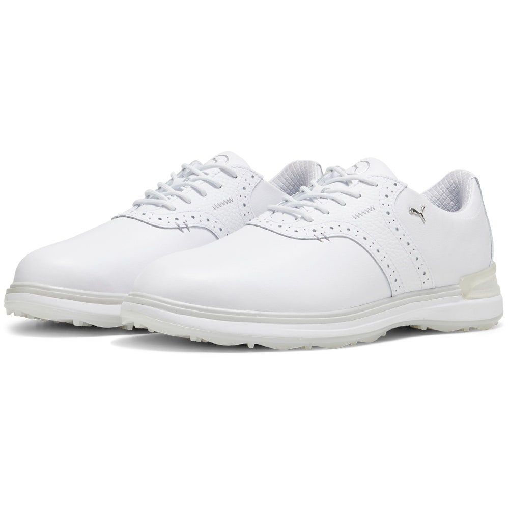 PUMA Golf Shoes - Avant Saddle - White SS25
