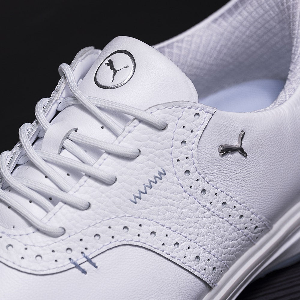 PUMA Golf Shoes - Avant Saddle - White SS25