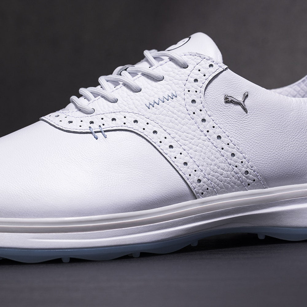 PUMA Golf Shoes - Avant Saddle - White SS25