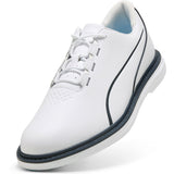 PUMA Golf Shoes - Avant Tour Spiked - White - Deep Navy SS26