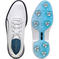PUMA Golf Shoes - Avant Tour Spiked - White - Deep Navy SS26