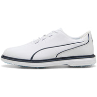 PUMA Golf Shoes - Avant Tour Spiked - White - Deep Navy SS26
