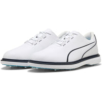 PUMA Golf Shoes - Avant Tour Spiked - White - Deep Navy SS26