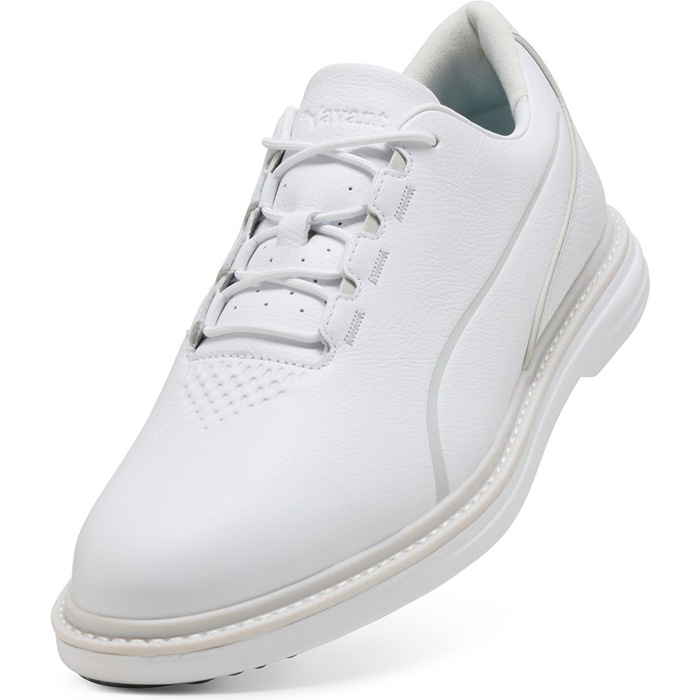 PUMA Golf Shoes - Avant Tour Spiked - White - Feather Grey SS26