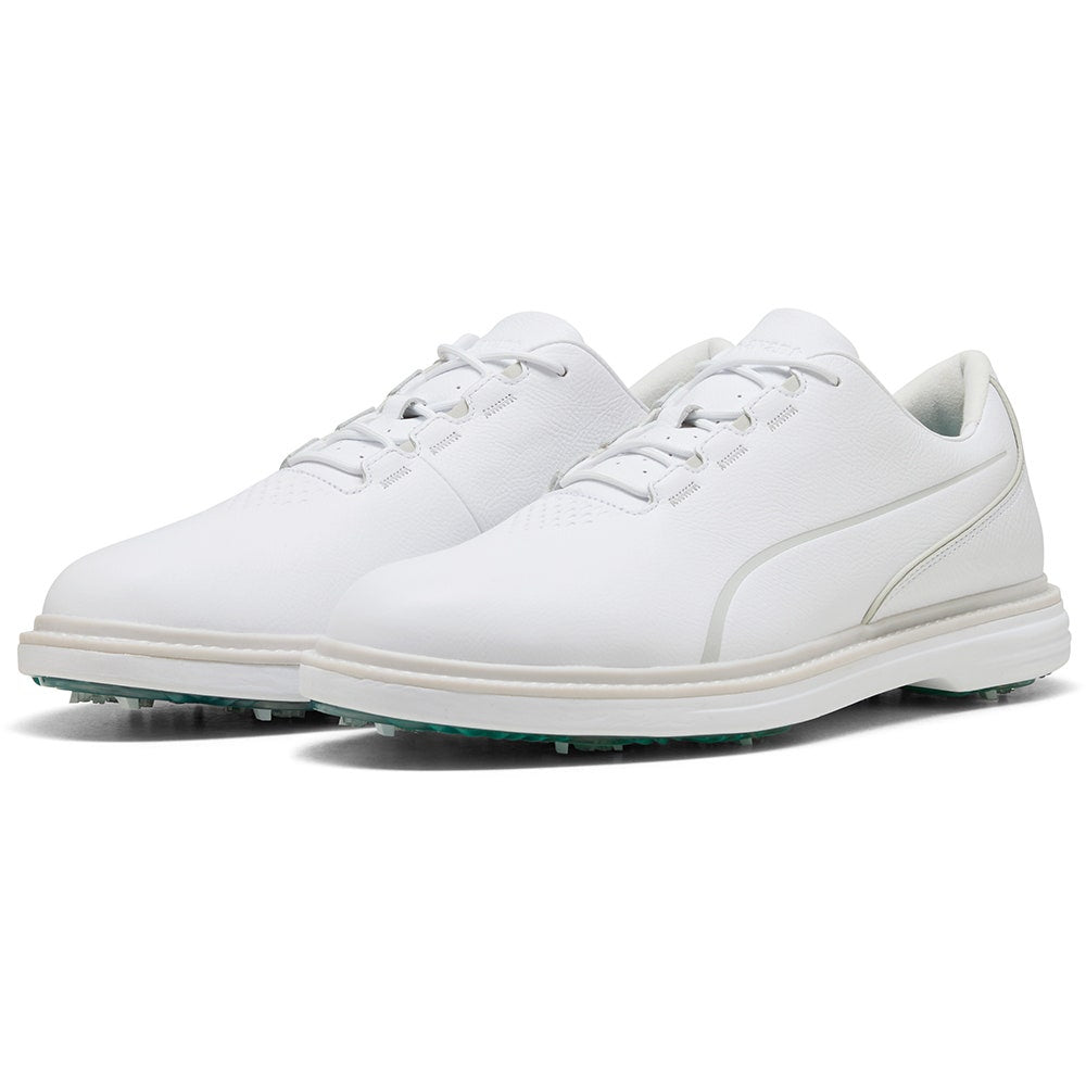 PUMA Golf Shoes - Avant Tour Spiked - White - Feather Grey SS26