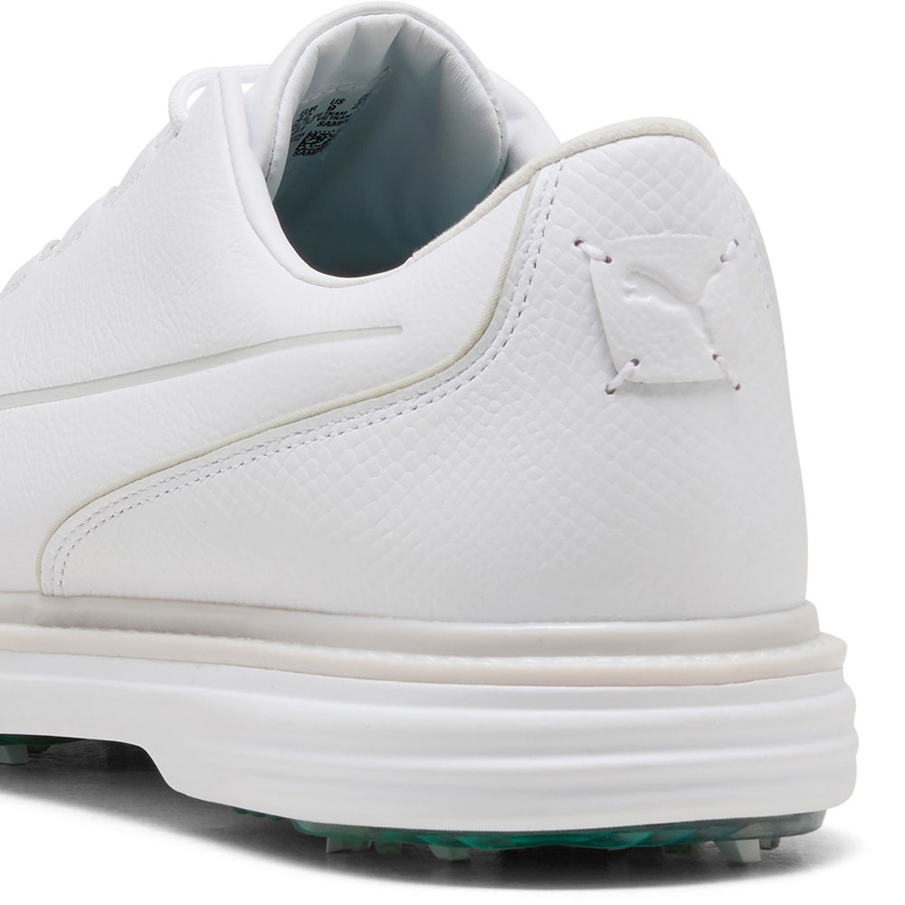 PUMA Golf Shoes - Avant Tour Spiked - White - Feather Grey SS26