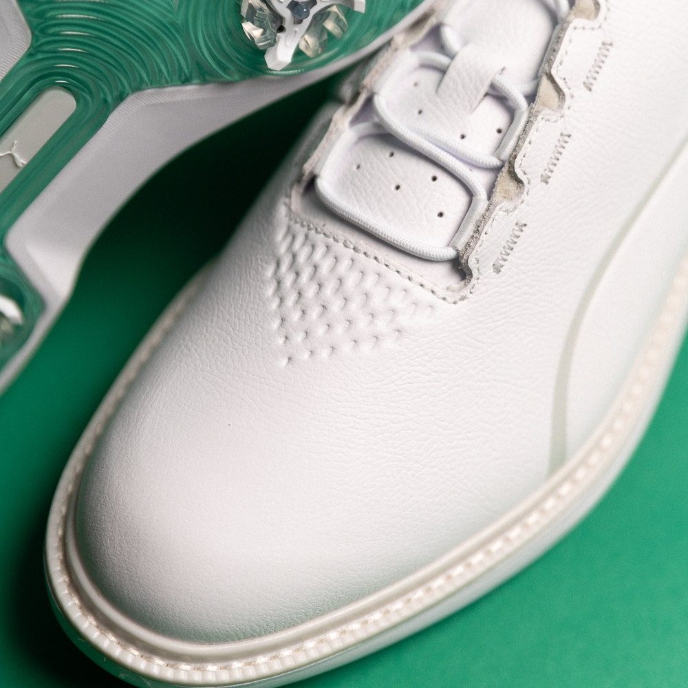PUMA Golf Shoes - Avant Tour Spiked - White - Feather Grey SS26