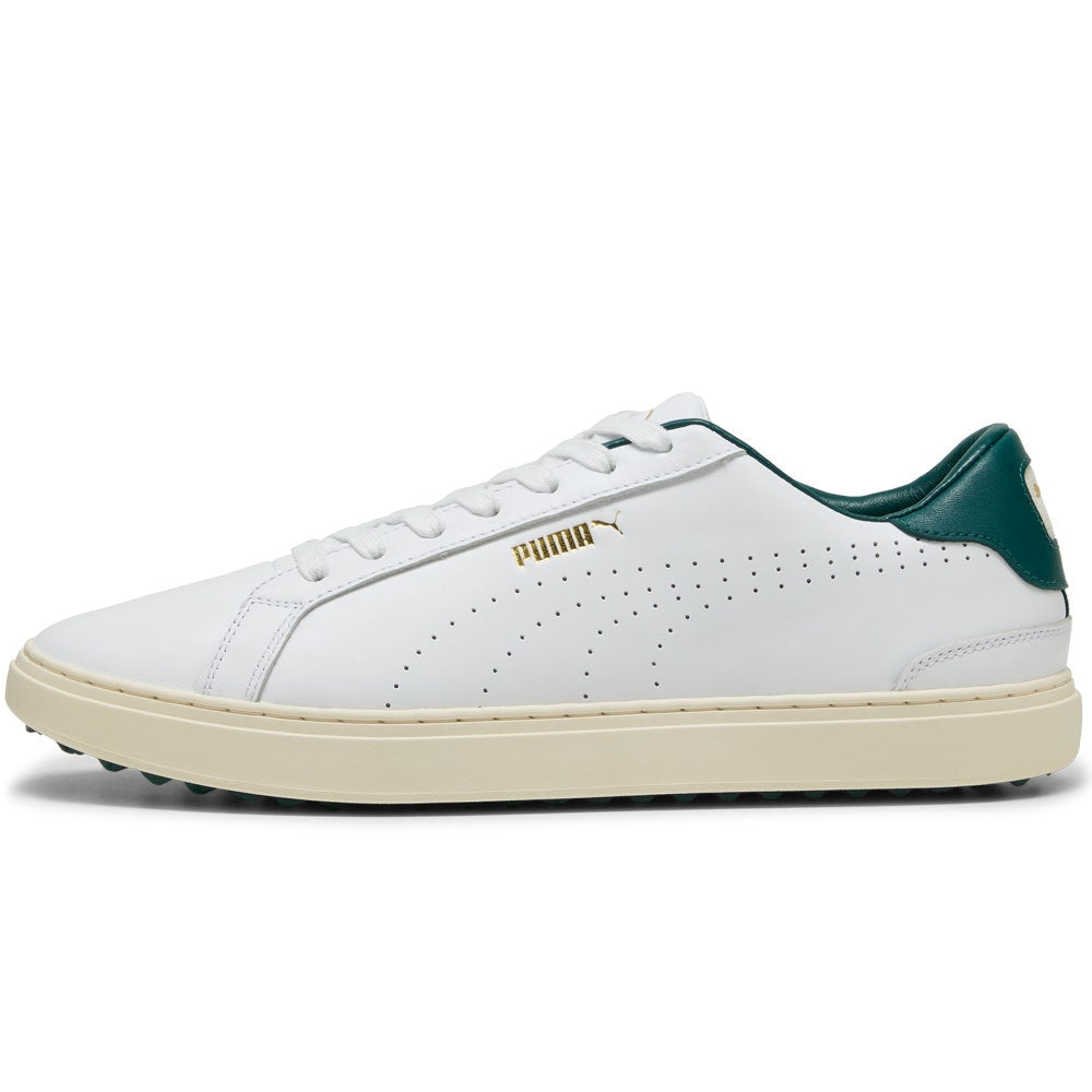 PUMA Golf Shoes - Classic G - White - Varsity Green SS25