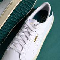 PUMA Golf Shoes - Classic G - White - Varsity Green SS25
