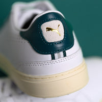 PUMA Golf Shoes - Classic G - White - Varsity Green SS25