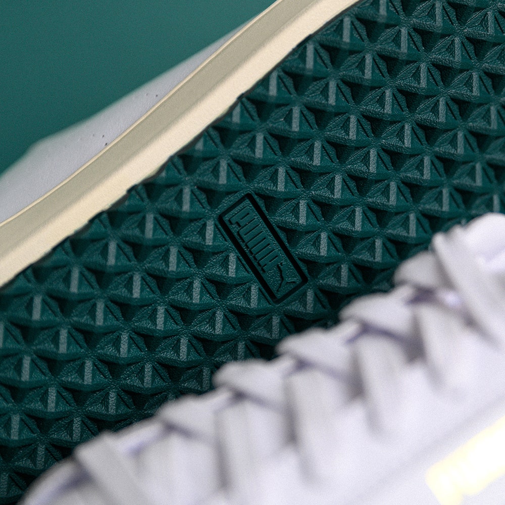 PUMA Golf Shoes - Classic G - White - Varsity Green SS25
