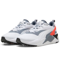 PUMA Golf Shoes - GS-X Efekt - White - Grey - Red SS25