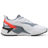 PUMA Golf Shoes - GS-X Efekt - White - Grey - Red SS25