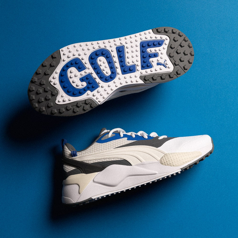 PUMA Golf Shoes - GS-X Efekt - White - Royal Sapphire SS26
