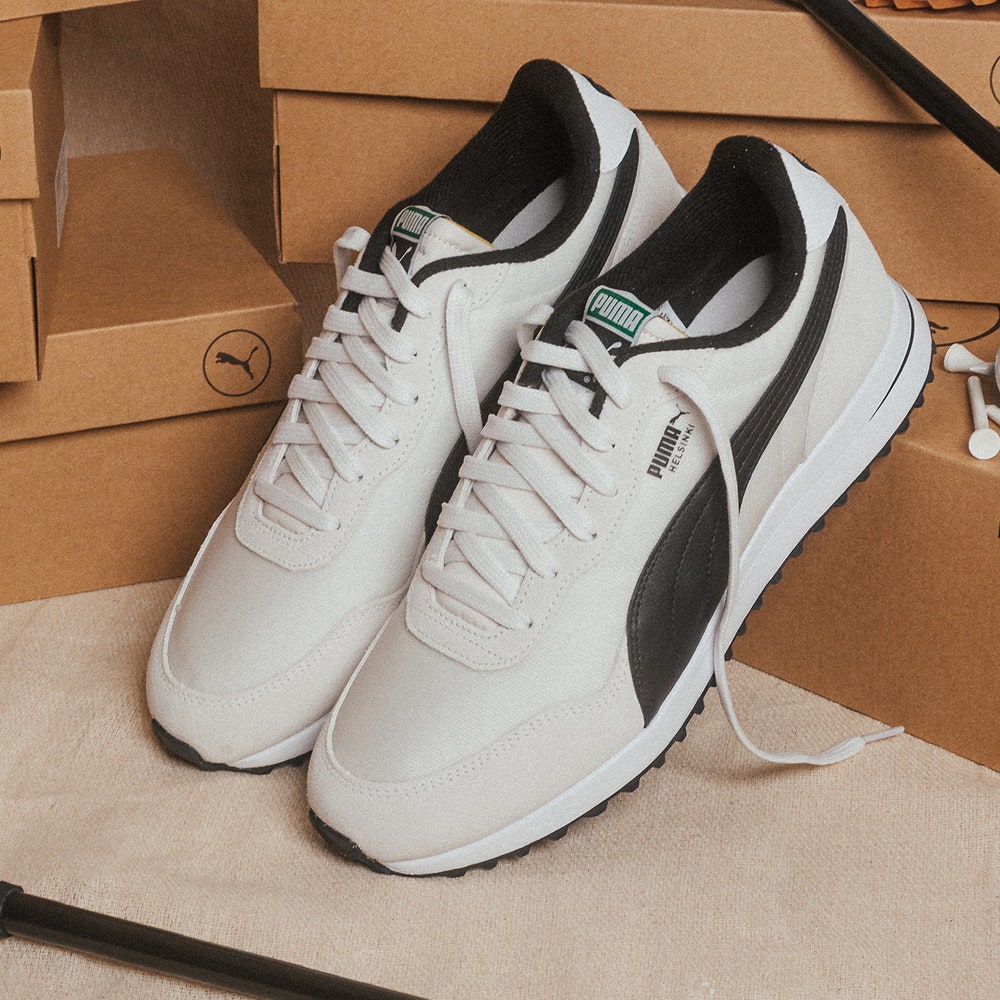PUMA Golf Shoes - Helsinki G - PUMA White AW25