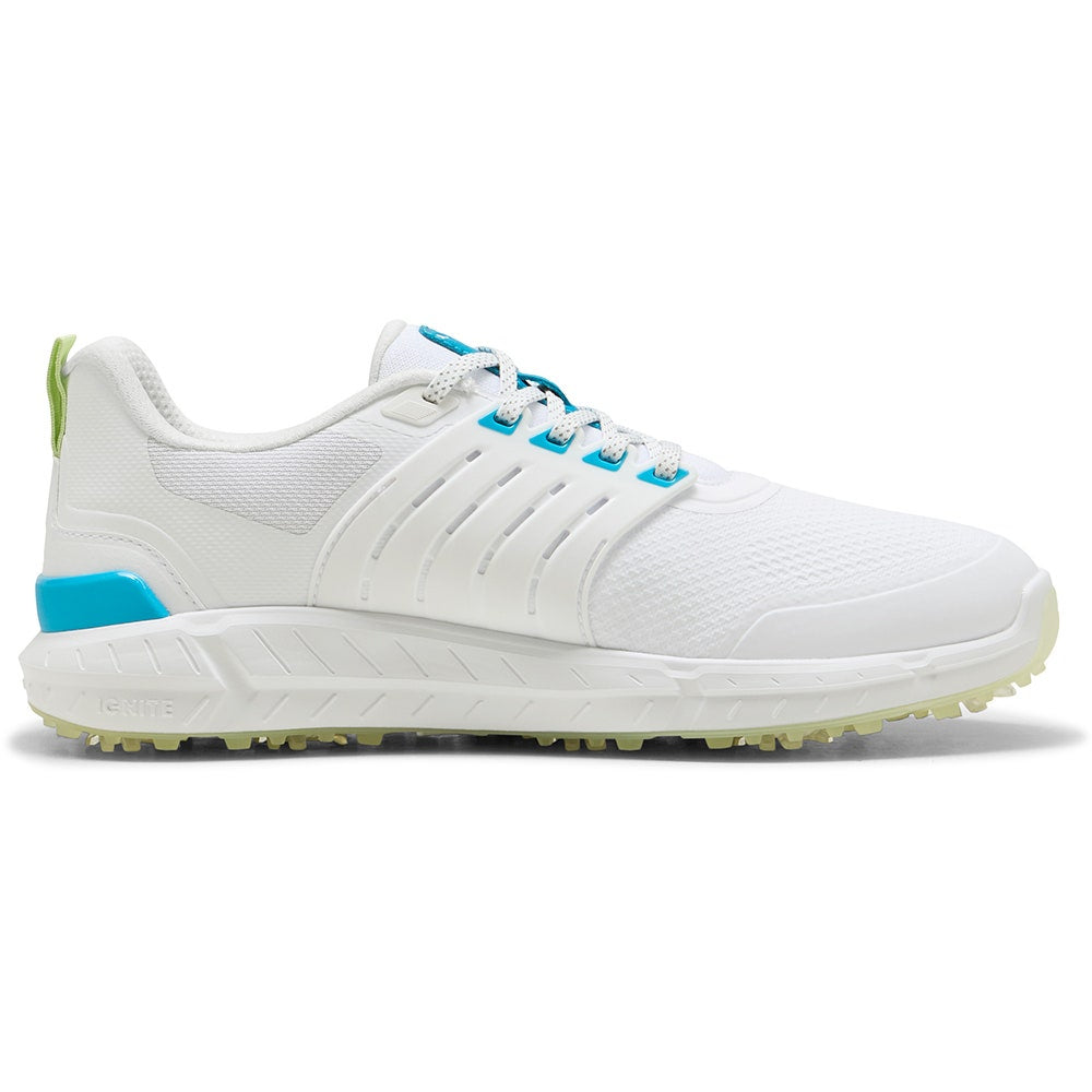 PUMA Golf Shoes - Ignite Elevate 2 Tour - White - Apple Spritz SS26