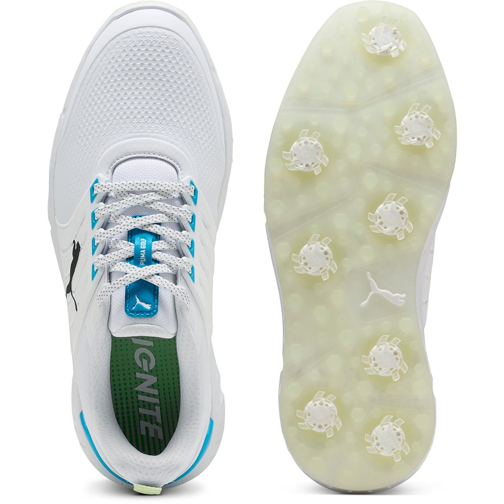 PUMA Golf Shoes - Ignite Elevate 2 Tour - White - Apple Spritz SS26