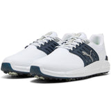 PUMA Golf Shoes - Ignite Elevate 2 Tour - White - Navy SS25